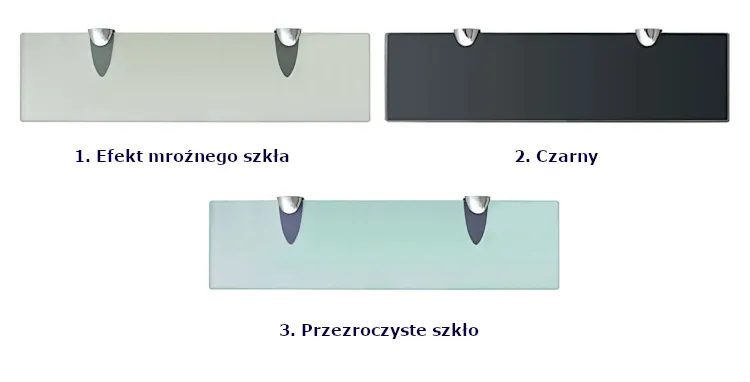 Wersje kolorystyczne półek Imker