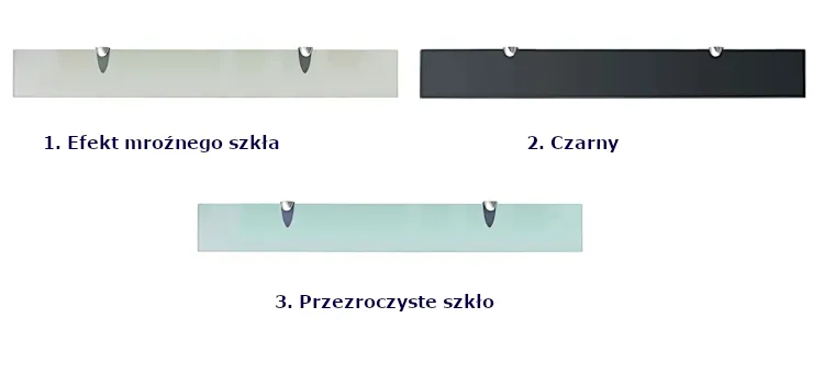 Wersje kolorystyczne półek Imker