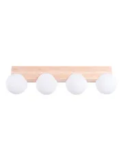 Loftowa lampa sufitowa z 4 kloszami M136 - Tewi w sklepie aosom.live