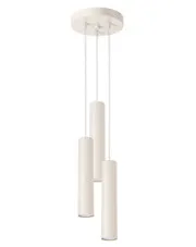 Beżowa nowoczesna lampa wisząca z trzema tubami - J129-Brisa w sklepie aosom.live