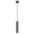 Zielona wisząca lampa karbowana - D296 -Melson