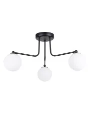 Czarna lampa sufitowa z 3 kloszami - J114-Ana w sklepie aosom.live
