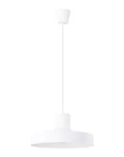 Biała loftowa lampa wisząca z okrągłym kloszem - J112-Lystra w sklepie aosom.live