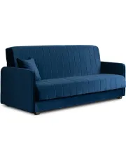 Granatowa elegancka sofa welurowa - Sfondi w sklepie aosom.live