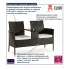 Brązowa sofa ogrodowa Bellaro