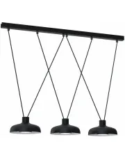 Czarna loftowa lampa wisząca led - K610-Segro w sklepie aosom.live