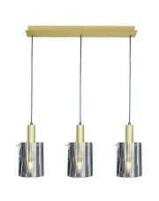 Potrójna lampa wisząca złota - K613-Arneco w sklepie aosom.live