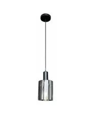 Czarna lampa wisząca ze szklanym kloszem - K612-Arneco w sklepie aosom.live