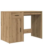 Biurko komputerowe dąb artisan - Fizz w sklepie aosom.live