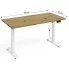 Wymiary biurka dąb artisan +  biały Nue 4X