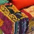 Szczegółowe zdjęcie nr 8 produktu Kolorowa sofa Patchwork modułowa 2-osobowa - Montanex 3D