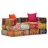 Zdjęcie produktu Kolorowa sofa Patchwork modułowa 2-osobowa - Montanex 3D.