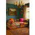 Szczegółowe zdjęcie nr 11 produktu Kolorowa sofa Patchwork modułowa 2-osobowa - Montanex 3D