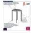 Kawowy stolik beton z metalowymi nogami Cito 4X
