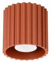 Czerwona lampa sufitowa w nowoczesnym stylu - M144 - Malana w sklepie aosom.live