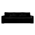 Czarna tapicerowana sofa Vilmira