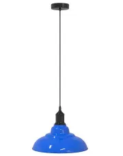 Niebieska lampa wisząca z regulacją wysokości F007-Tovian w sklepie aosom.live