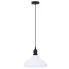 Biała lampa wisząca z regulacją wysokości F012-Tovian