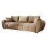 Jasnobrązowa sofa welurowa Morvani