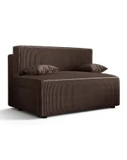 Brązowa rozkładana sofa sztruksowa - Lunarox 3X w sklepie aosom.live