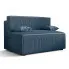 Niebieska tapicerowana sofa rozkładana - Lunarox 3X