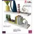Szczegółowe zdjęcie nr 6 produktu Zestaw nowoczesnych półek ściennych Akra 3X - biały