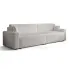 Biała sofa tapicerowana z funkcją spania - Almoria