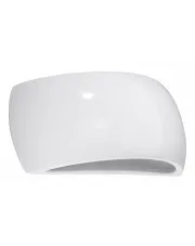 Biały minimalistyczny kinkiet w połysku - S485-Urani w sklepie aosom.live