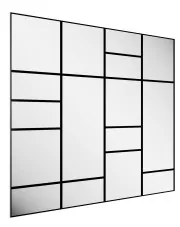 Komplet paneli lustrzanych 280x245 cm - Jazmi 9X w sklepie aosom.live