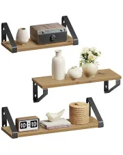 Komplet 3 półek wiszących dąb artisan - Tocador 5X w sklepie aosom.live