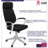 Zdjęcie ergonomiczne czarne krzesło młodzieżowe Wiopa | aosom.live