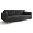 Zdjęcie produktu Ciemnoszara sofa rozkładana - Dulam.