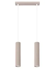 Podwójna lampa wisząca taupe - D297-Melson w sklepie aosom.live
