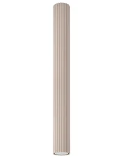 Ryflowana lampa tuba taupe 60cm - D295-Melson w sklepie aosom.live