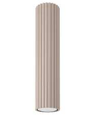 Loftowa lampa sufitowa taupe 30 cm - D293 - Melson w sklepie aosom.live