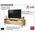 Szafka poalizacja wnętrza z szafka RTV Ellmora dab artisand telewizor Ellmora dąb artisan