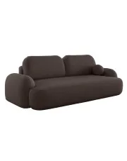 Brązowa sofa z pojemnikiem i funkcją spania - Lissendo w sklepie aosom.live