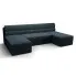 Granatowa sofa z funkcją spania Torvesso