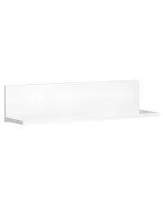 Biała półka 90 cm wisząca w stylu skandynawskim - Sierra 8X w sklepie aosom.live