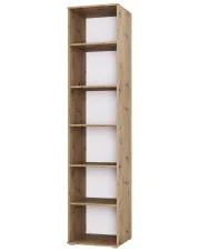 Wysoki regał otwarty 40 cm dąb artisan - Aneris 4X w sklepie aosom.live
