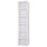 Biały regał otwarty w stylu skandynawskim 60 cm - Aneris 4X