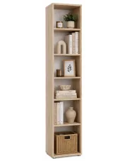 Regał do przechowywania 60 cm dąb sonoma - Aneris 4X w sklepie aosom.live