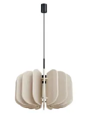 Beżowa lampa wisząca z filcu M158-Ladin w sklepie aosom.live