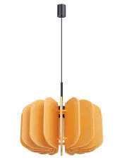 Żółta wisząca lampa z filcu M158-Ladin w sklepie aosom.live