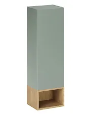 Zielony wąski półsłupek łazienkowy - Verdessa 7X w sklepie aosom.live