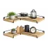 Zestaw 2 półek w stylu loft Ebio