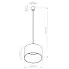 Wymiary lampy salonowej do salonu  M161-Lawezo
