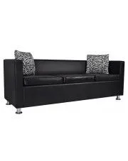 Sofa 3-osobowa Swax 3B - czarna w sklepie aosom.live