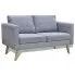 Zdjęcie produktu Sofa dwuosobowa Imex 2S - jasnoszara.