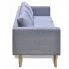 Szczegółowe zdjęcie nr 5 produktu Sofa 3-osobowa Imex 2L - jasny szary